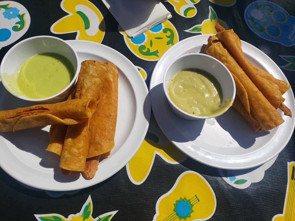 We'll see you sooner than later 😉

Mild or Hot sauce put em together 💚 #taquitos

#FlacosVegMex #VeganMexicanFood 
#FoodieLife 
#plantbased 
#Berkeley #VisitBerkeley #BayArea