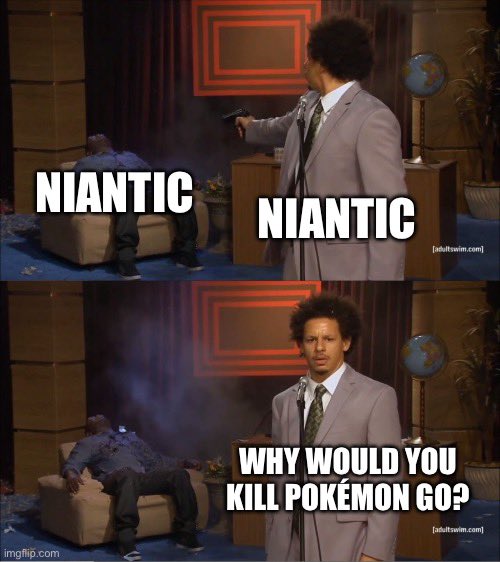 vadersblade's tweet image. Niantic right now. #PokemonGo #RemoteRaids