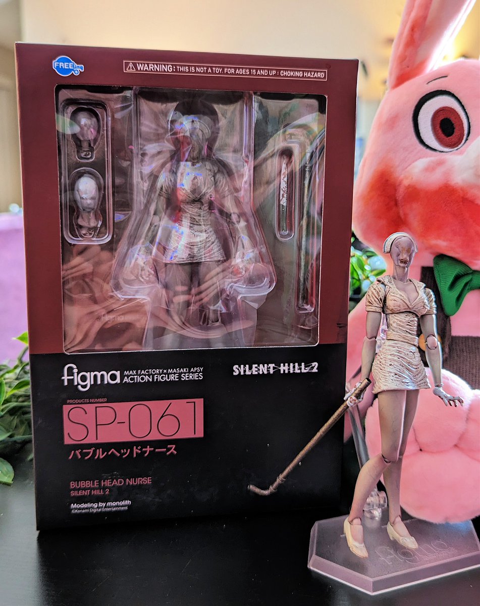 NecroKittenOG's tweet photo. 🚨 GIVEAWAY TIME 🚨 My birthday is in April &amp; I'm kicking off the month with survival horror goodies for everyone. Do you want an unopened @GoodSmile_US #SilentHill2 Nurse Figure?

~ Follow, retweet, &amp; tag a friend!
~ Get extra entries for following me at https://t.co/zMh57WfaLi https://t.co/TVeR0g7xpR