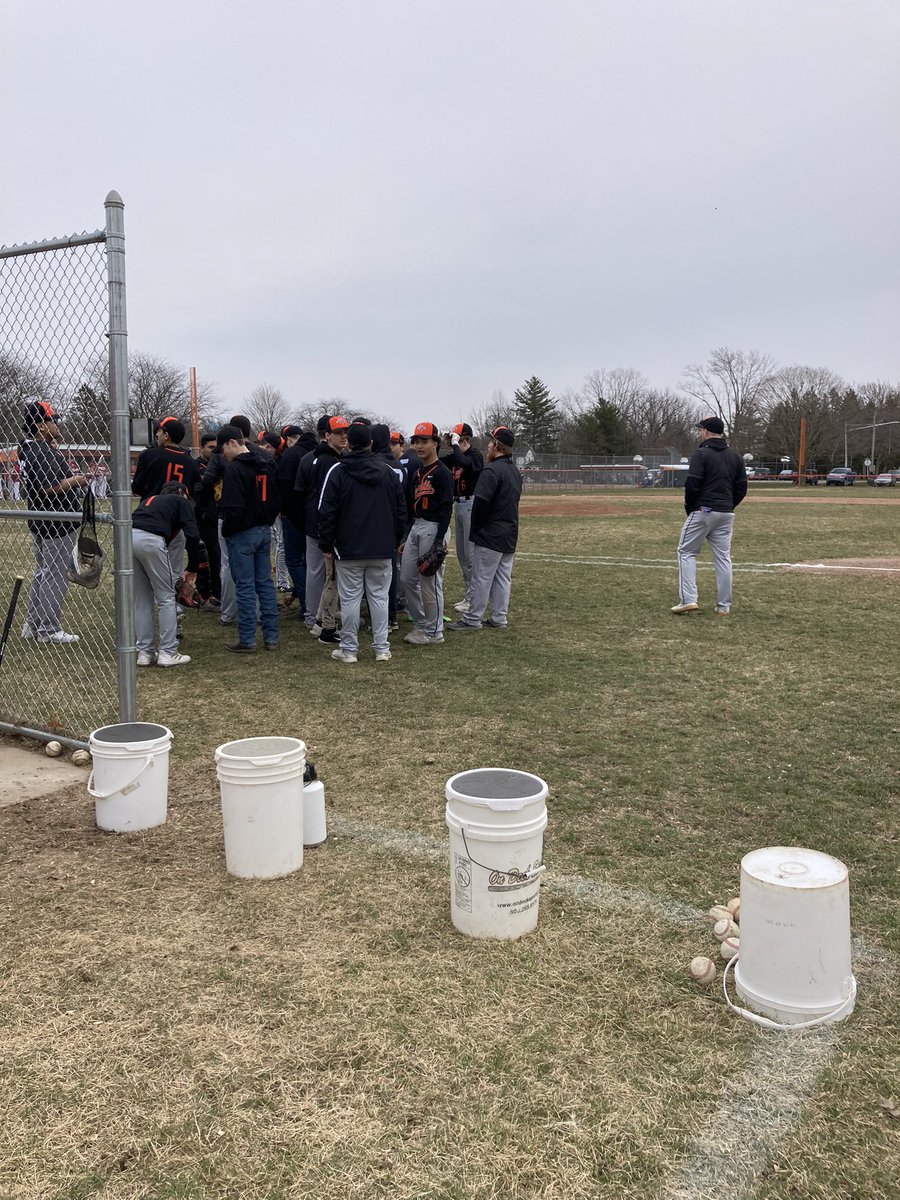 Out here supporting the baseball team!