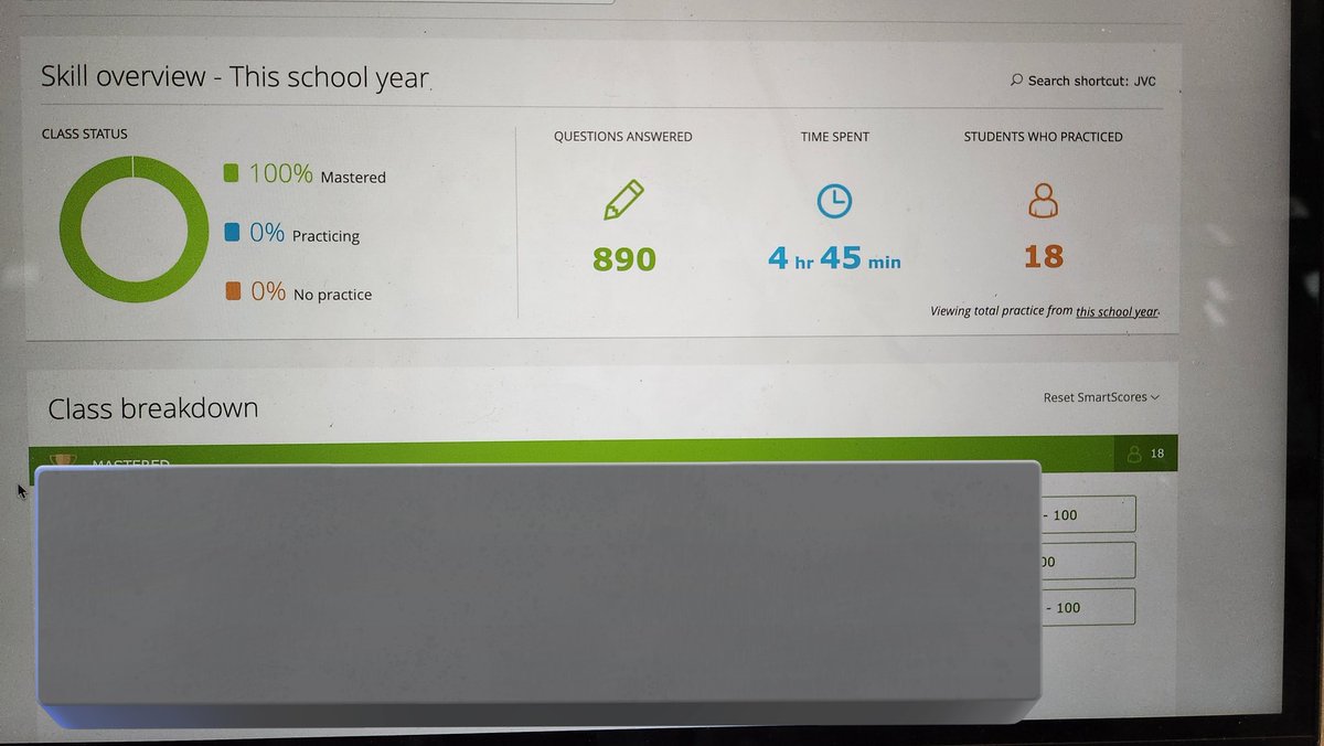 Passing standards and taking names thanks to <a href="/IXLLearning/">IXL Learning</a>! My first student finish all the #MarchMadness     challenges today and is moving on to harder challenges in prep for IAR testing! #Room10 #Muffley