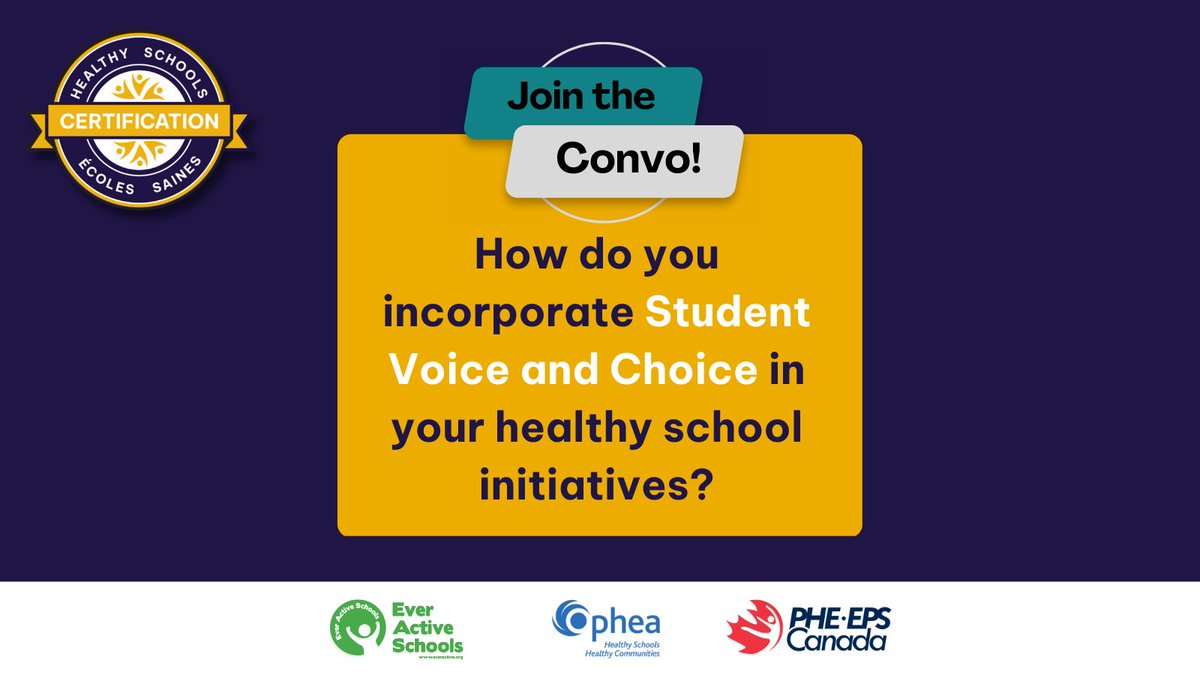 EverActiveAB's tweet photo. It's time for #HSCert #StatsAndFacts with @phecanada, @everactiveab & @opheacanada! Can you guess the top topics our HealthySchools teams are focusing on? All 6 topics are important aspects of healthy schools. Be sure to update your progress on your plan https://t.co/3mYJg2dp35 https://t.co/ccRExW7B2Q