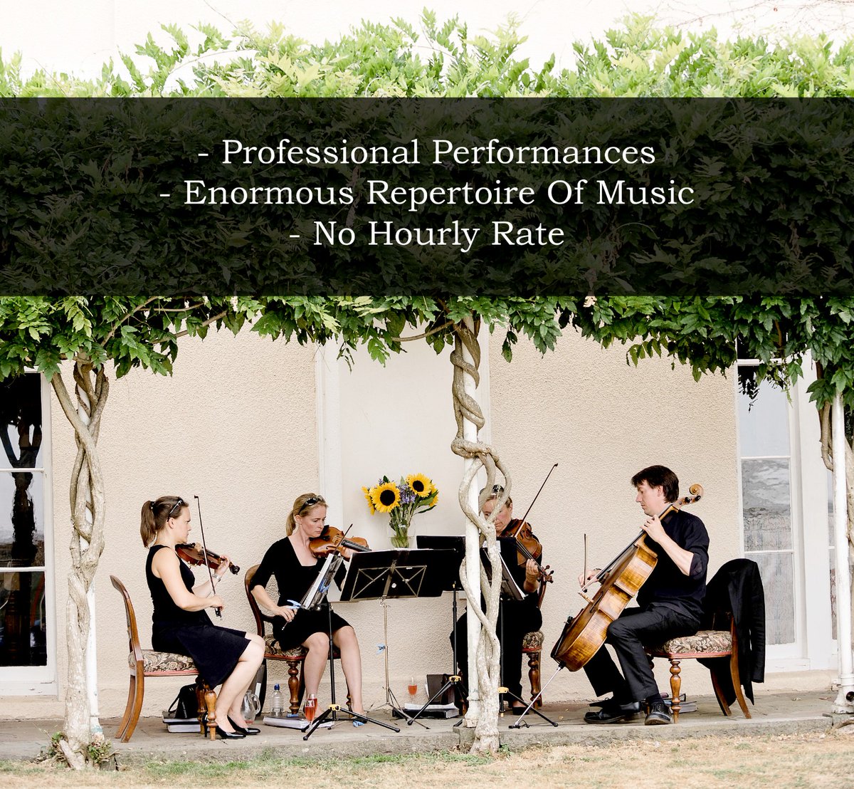 See why so many couples choose The Ardeton String Quartet for their special day...