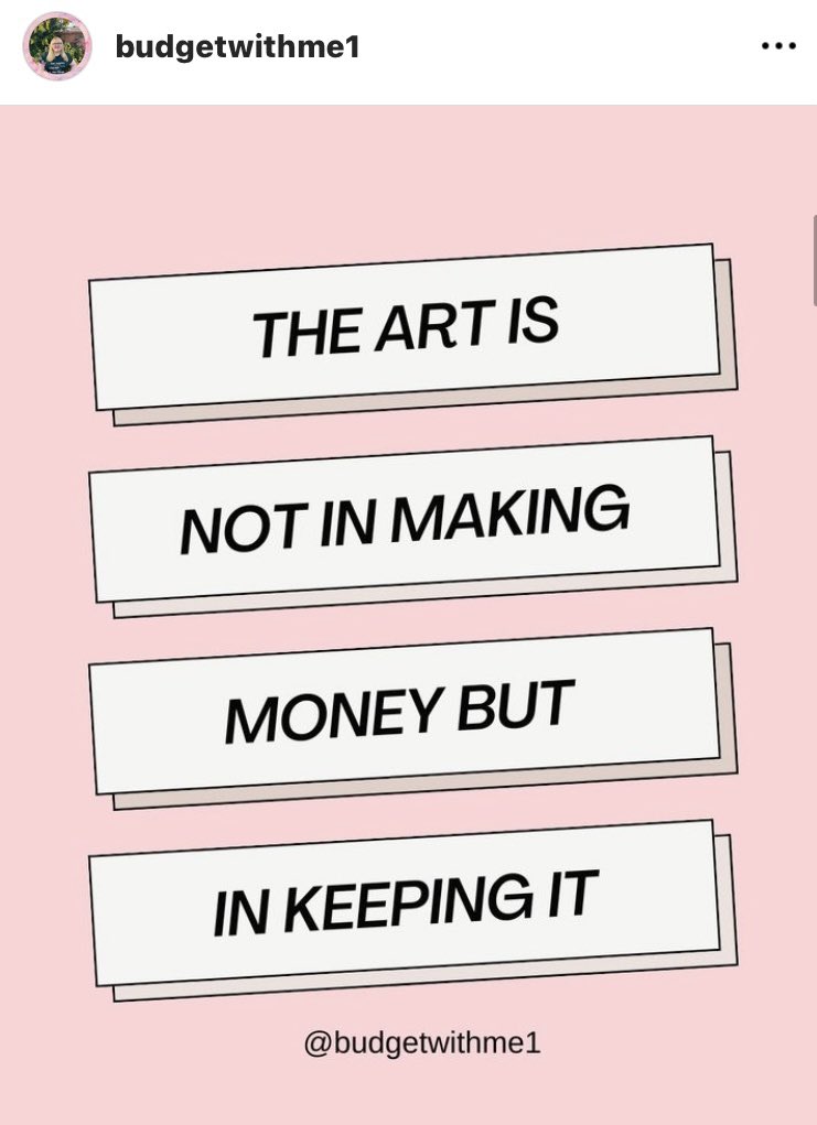 This is beyond important! It’s all well and good earning more money but you need to look after what you already have 💷💷💷