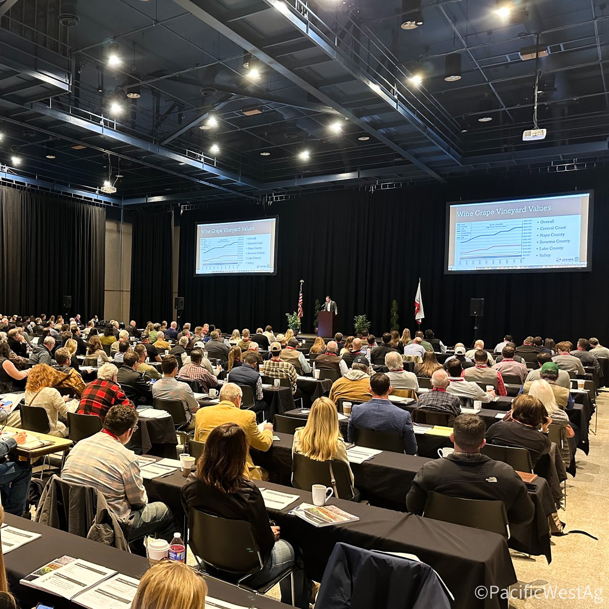 PacificWestAg's tweet photo. We are excited to be attending and sponsoring the California Chapter of the ASFMRA’s excellent 2023 Outlook Conference in Modesto, CA!  

#PacificWestAg #PeoplesCompany #ASFMRA #CaliforniaASFMRA #OutlookConference https://t.co/EOBShjAsey