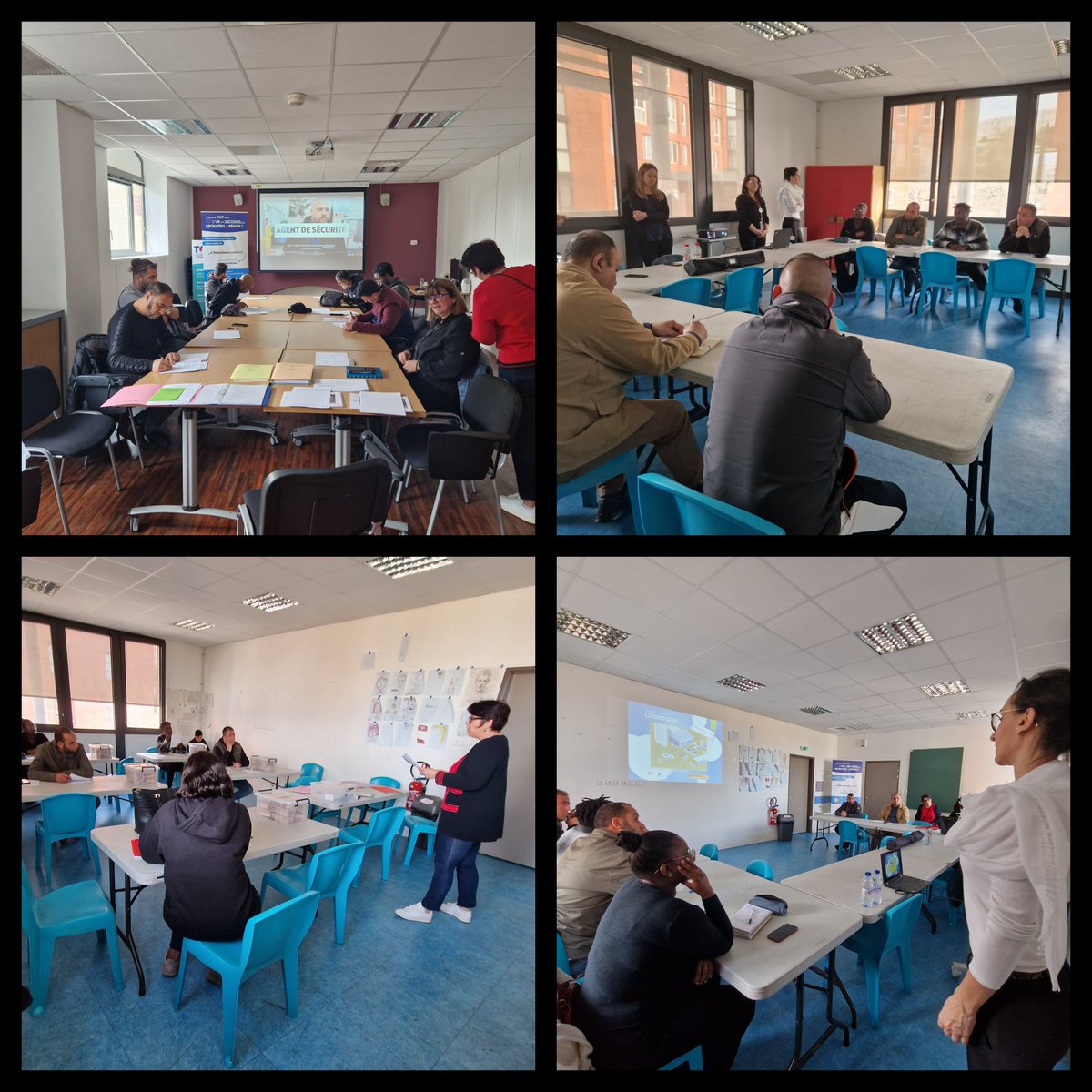 Cap sur #métiers d'avenir :
📢 Aujourd'hui l'agence <a href="/pe_marseille14/">diego bonnardel</a> a organisé 2️⃣ ateliers #détection de potentiel avec <a href="/MaRegionSud/">Région Sud</a>. Dans le cadre du forum tremplin vers l'emploi 1️⃣5️⃣ demandeurs d'emploi ont pu découvrir le secteur de la #logistique et #sécurité.