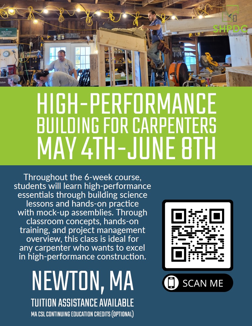 Are you a carpenter who needs to learn how to build to the new high-performance standards? There's still a few spots left for this workshop: studiohpdc.org/events/2022/hi…