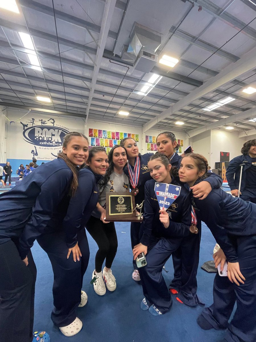 EHS_Gymnastics's tweet photo. We are STATE BOUND!!
Our Girls Team had a successful Regional Meet and placed 2nd behind a solid San Angelo team.
On our boys' side, Diego and Robert punched their ticket to state as All-Around Gymnasts!
#AC2W
#GoTroop๐๐
@EastwoodSports | @Fchavezeptimes
@Btorres_EHS https://t.co/UdPUtGvaEf