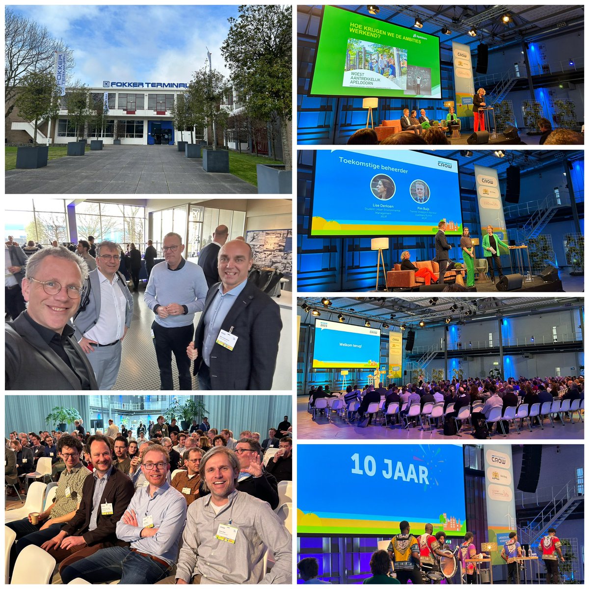 Voor de 10e keer organiseerde het <a href="/crow_nl/">CROW</a> het Nationaal Congres Beheer Openbare Ruimte, deze keer in Den Haag. Veel ontmoetingen met (oud)collega’s, inspirerende verhalen van oa <a href="/symonedebruin/">Symone de Bruin</a>, @veldhuis_wouter en <a href="/RuudvanTendris/">Ruud Koornstra</a>.

Dank <a href="/CROW_InekeW/">Ineke Westerbroek</a> voor 10 mooie bijeenkomsten!