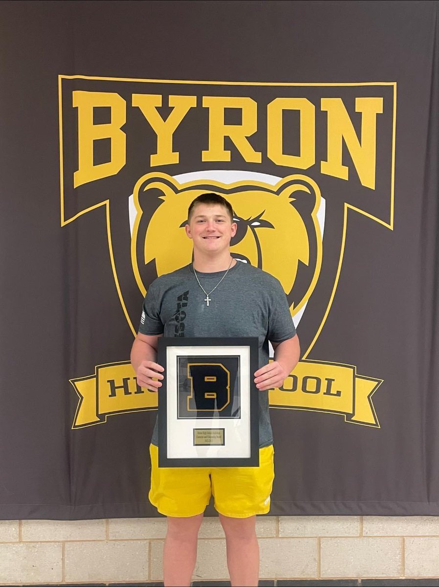 Congratulations to Byron High Schools 3rd Quarter Character and Citizenship recipients Makana Schroeder and Carter Geerts.