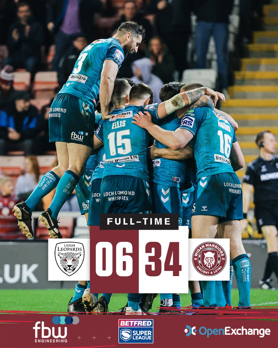 ⏱ 𝙁𝙐𝙇𝙇 𝙏𝙄𝙈𝙀 with <a href="/fbweng/">FBW Engineering</a>

A win at Leigh Sports Village for Matt Peet's men! Come on! 👊

#WWRL #SLLEIWIG