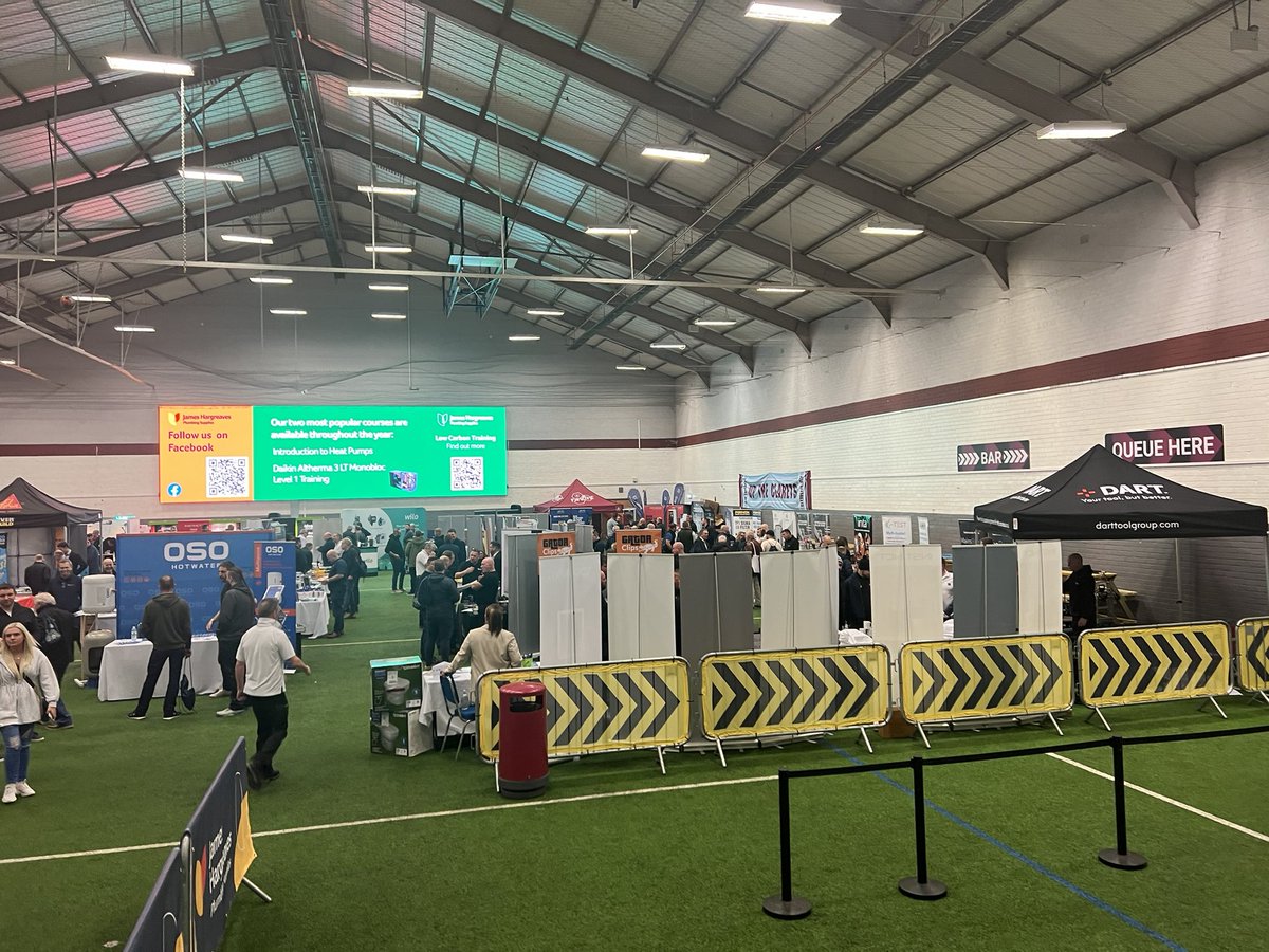 Great to see the fanzone being used for <a href="/JHPlumbSupplies/">James Hargreaves Plumbing Supplies</a> trade show tonight, great event, well attended and good feedback!