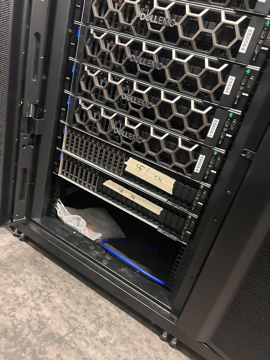 Les 6 premiers serveurs sont up !