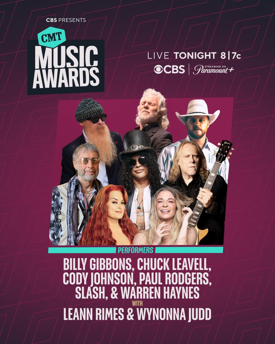 The Reverend will be making a special appearance and performing at the #CMTAwards! Tune in tonight at 8/7c on @CBS! @CMT