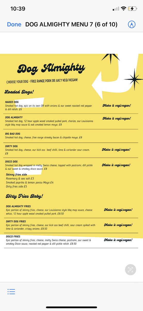 Fully loaded free range beech smoked dogs this weekend <a href="/RoostersTaproom/">Rooster's Taproom</a> 

Juicy💦vegi/vegan dogs

Dirty dirty fries 

<a href="/RoostersBrewCo/">Rooster's Brewing Co</a> #Harrogate