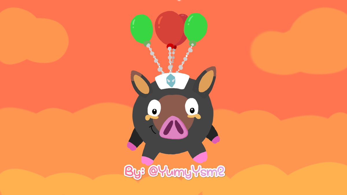 YumyYam2's tweet image. ¡Lechonk con Teratipo Volador os desea #BuenasNochesATodos! 🐖🎈

~~~
#Lechonk #PokemonEvent #MysteryGift