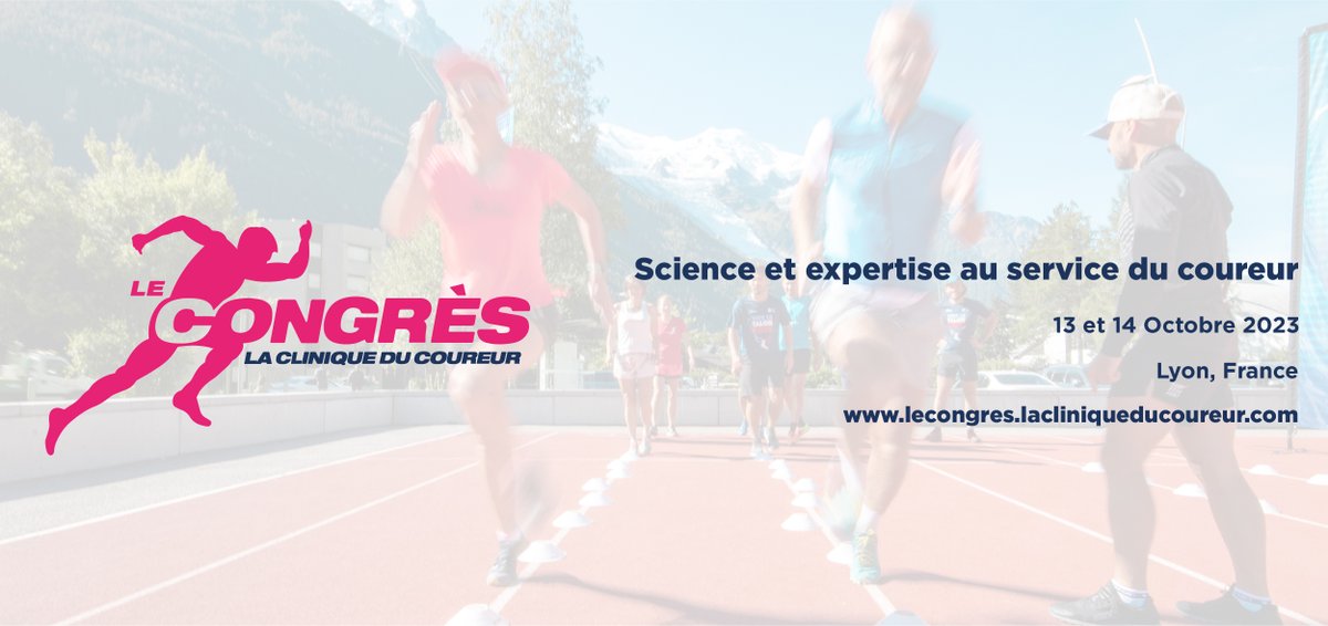 Préparez vous à booster vos connaissances et compétences en #courseàpied! Rejoignez-nous à #Lyon  pour une liste exceptionnelle d'#experts  et de #praticiens du monde entier qui présenteront  les dernières recherches et participeront à des débats passionnants!