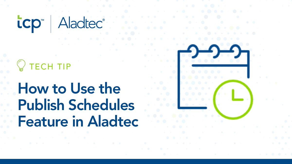 TCP's Aladtec Scheduling tweet media