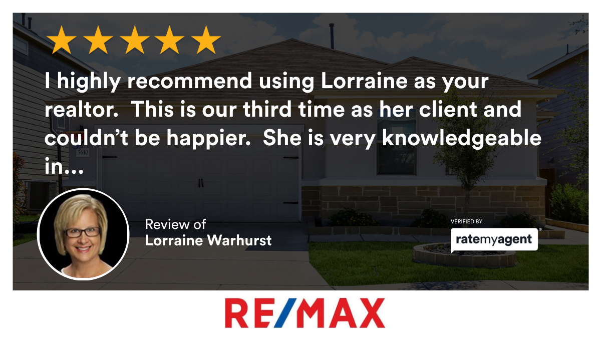 LBwarhurst's tweet photo. My latest RateMyAgent review in San Antonio.
 0601675
https://t.co/tgDm7steii

...
#ratemyagent #realestate #REMAX_PREFERRED_REALTORS https://t.co/HtIPHIEAYN