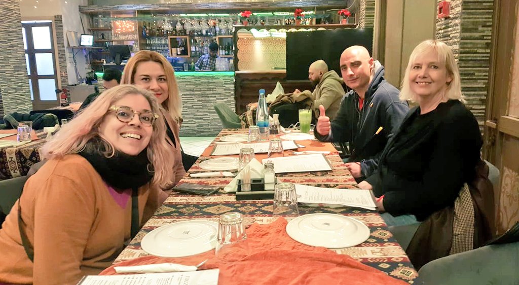 sim010101's tweet photo. 🌃 Night out with the #ARDESProject Team after a fruitful day working on PR2!
#Consortiummeeting 3 in  #Cyprus
Thank you @RamiCyprus for the great  hospitality, food and atmosphere at Fanous restaurant!
#Art #Design and #sustainability 
https://t.co/f5aOVtPZQp https://t.co/OPavhNwM4X