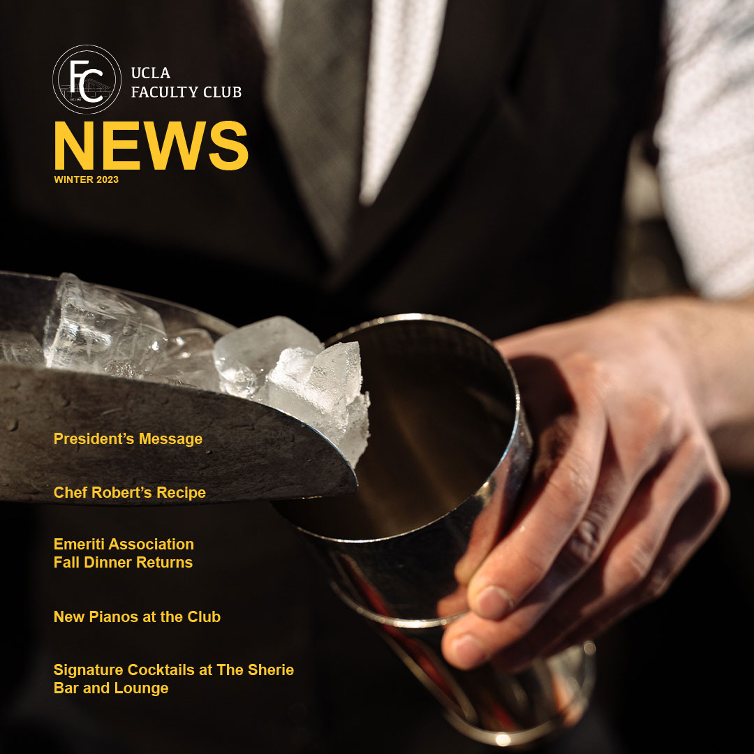 UCLAFacultyClub's tweet photo. Our Winter Quarter Newsletter is out now! Click the link in our  bio, log in to your account, and stay up to date. https://t.co/nTnHMLfVUX