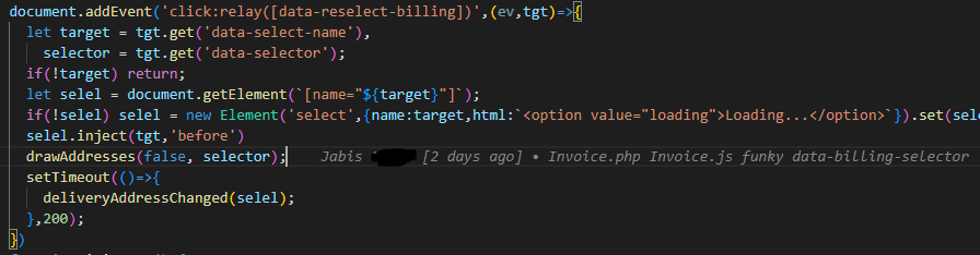 jabis's tweet photo. @calebporzio Even writing over legacy crap - wouldn't relaying data-selectors make sence? https://t.co/KbQMWVcSnL