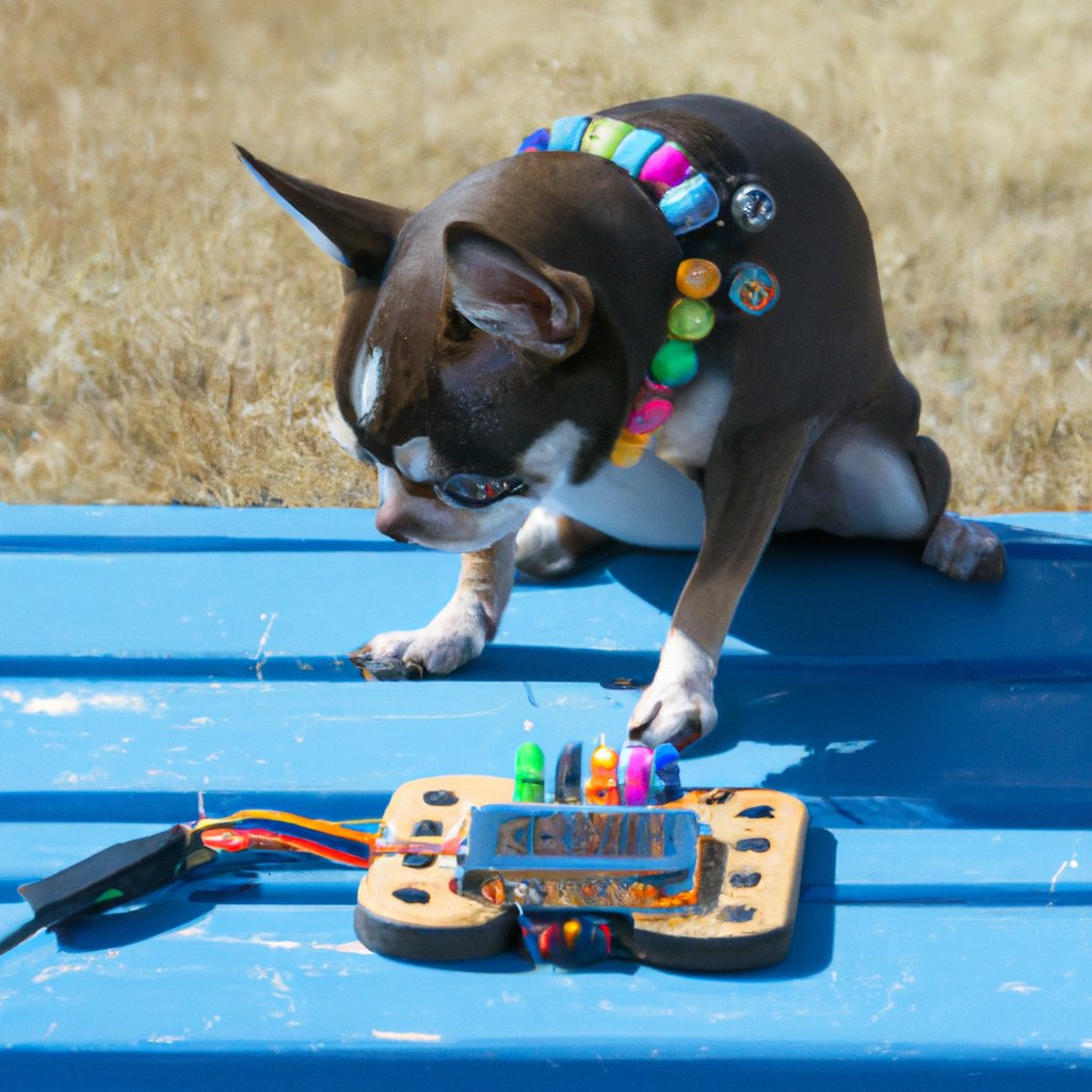 TechieDogs's tweet photo. Chihuahua dog progamming at Playground with a Arduino. #TechieDogs https://t.co/fmdXAy1OrO