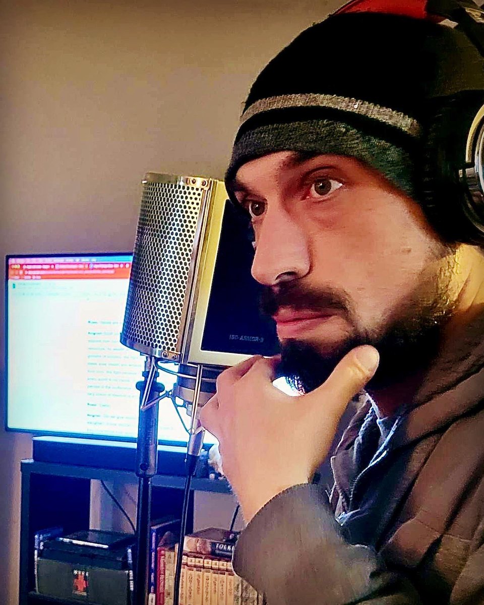 culttalknet's tweet image. The guys recording quotes for Cult of Lore and scaring Gipper while doing it.

#podcast #warhammer40k #dog