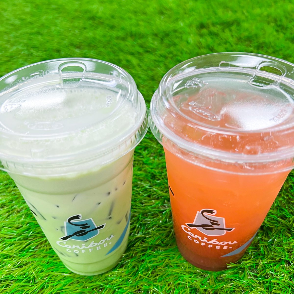 If you're looking for caffeine but want to switch it up from your typical coffee order, try out the teas or the bousted drinks at Caribou in the Union!
📷: Iced Matcha Tea Latte, Bousted Iced Strawberry Mango

#okstate #okstate26