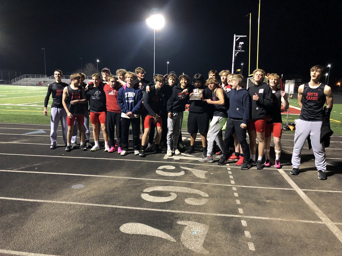shtigers_track's tweet photo. Team champs! Great team effort! Field events got us off to a great start! https://t.co/KRdvBzIwU4
