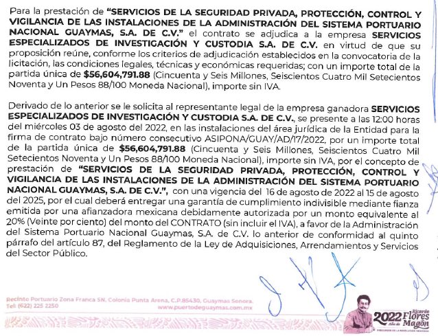 NARCO ESTADO: #Sonora sufre violencia como nunca desde la llegada de <a href="/AlfonsoDurazo/">Alfonso Durazo</a>, otro rastro de corrupción. Empresa del dictador de Nicaragua vinculada a la tragedia de Ciudad Juárez, tiene contrato para "vigilar" puerto de Guaymas, por donde meten el fentanilo desde Asia