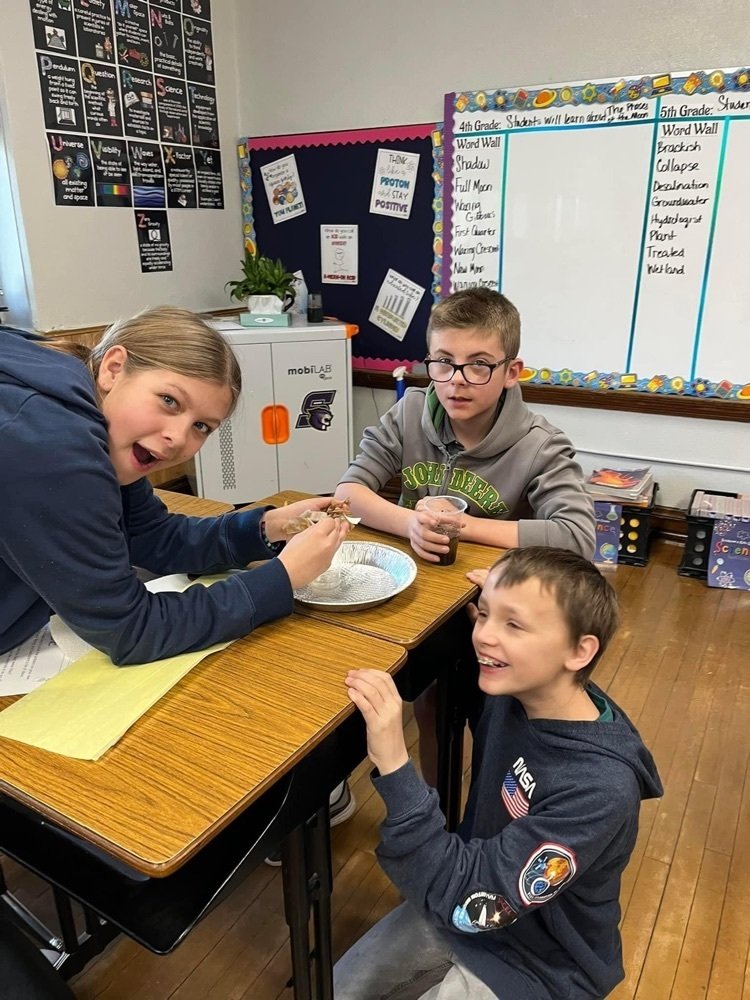 SES  5th grade is learning about water and water distribution. So today they did a water filtration lab.. #ShineSES