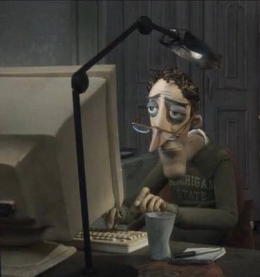 njserolf's tweet photo. a photo of me staying true to my dreams typing a reviewer about sigmund freud’s petty friendships at 3am https://t.co/kukthg0fBO