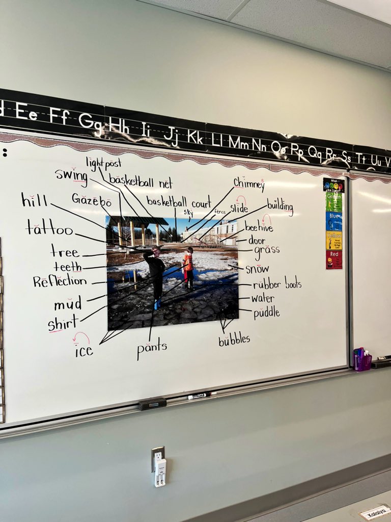 Puddles on the playground call for puddles in our new round of PWIM! ☺️ #PWIM #Literacy #PrimaryLiteracy #LanguageArts