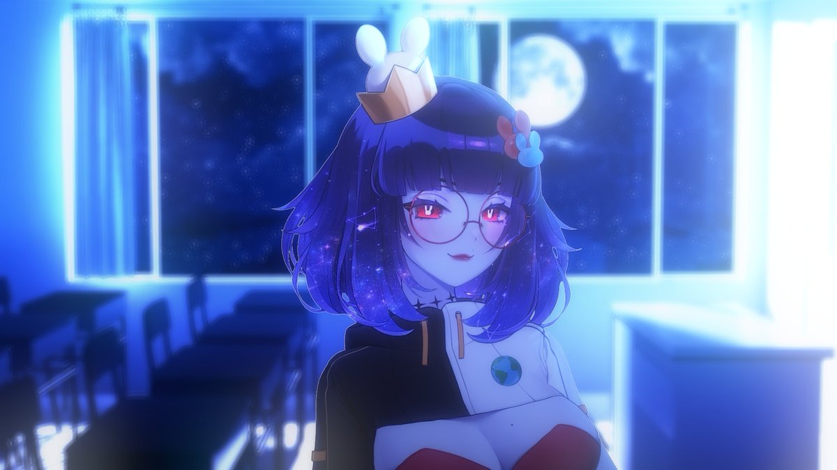 Isn't the moon lovely tonight~? 🤍