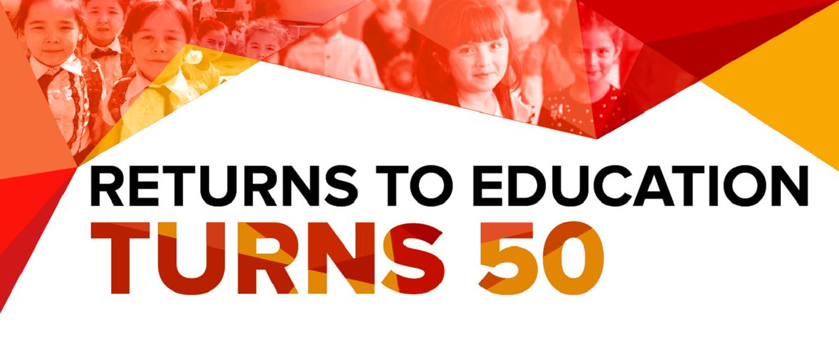 EVENT REPLAY: Watch the discussion from earlier this week reassessing progress made on measuring the benefits of education, 50 years after the publication of George Psacharopoulos's pivotal study "Returns to Education." wrld.bg/YUEC50NtKjP #ReturnsToEducation50