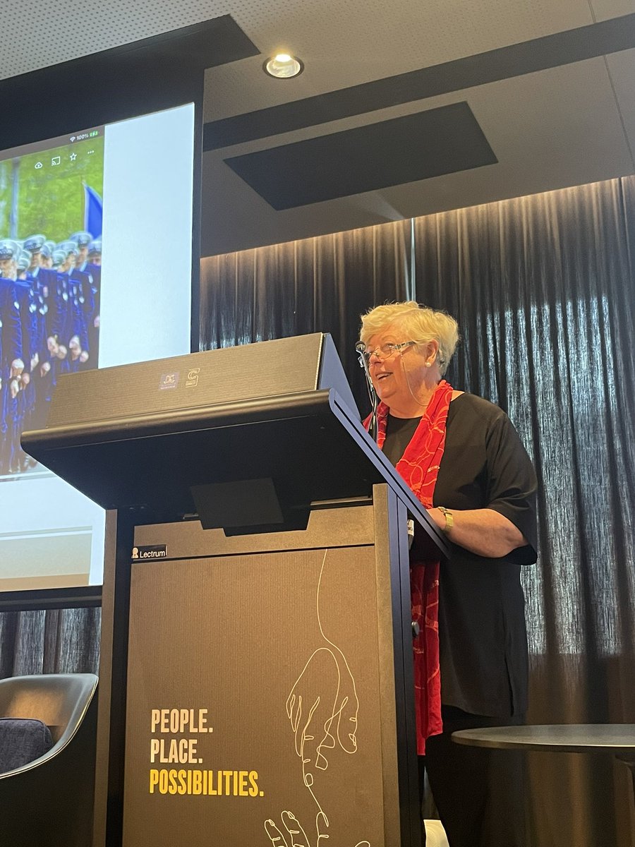 Be courageous, keep showing up and believe you are good enough. Themes from an inspiring opening plenary from two fabulous women @michelle_telfer @chrisnixon1853 #wcal2023 @UniMelbMDHS #WomenInSTEM #WomenInLeadership