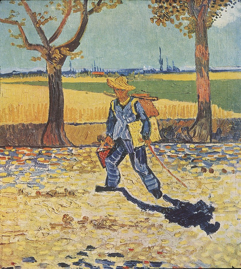 The Trinquetaille Bridge &amp; The Painter on His Way to Work, both from 1888:
