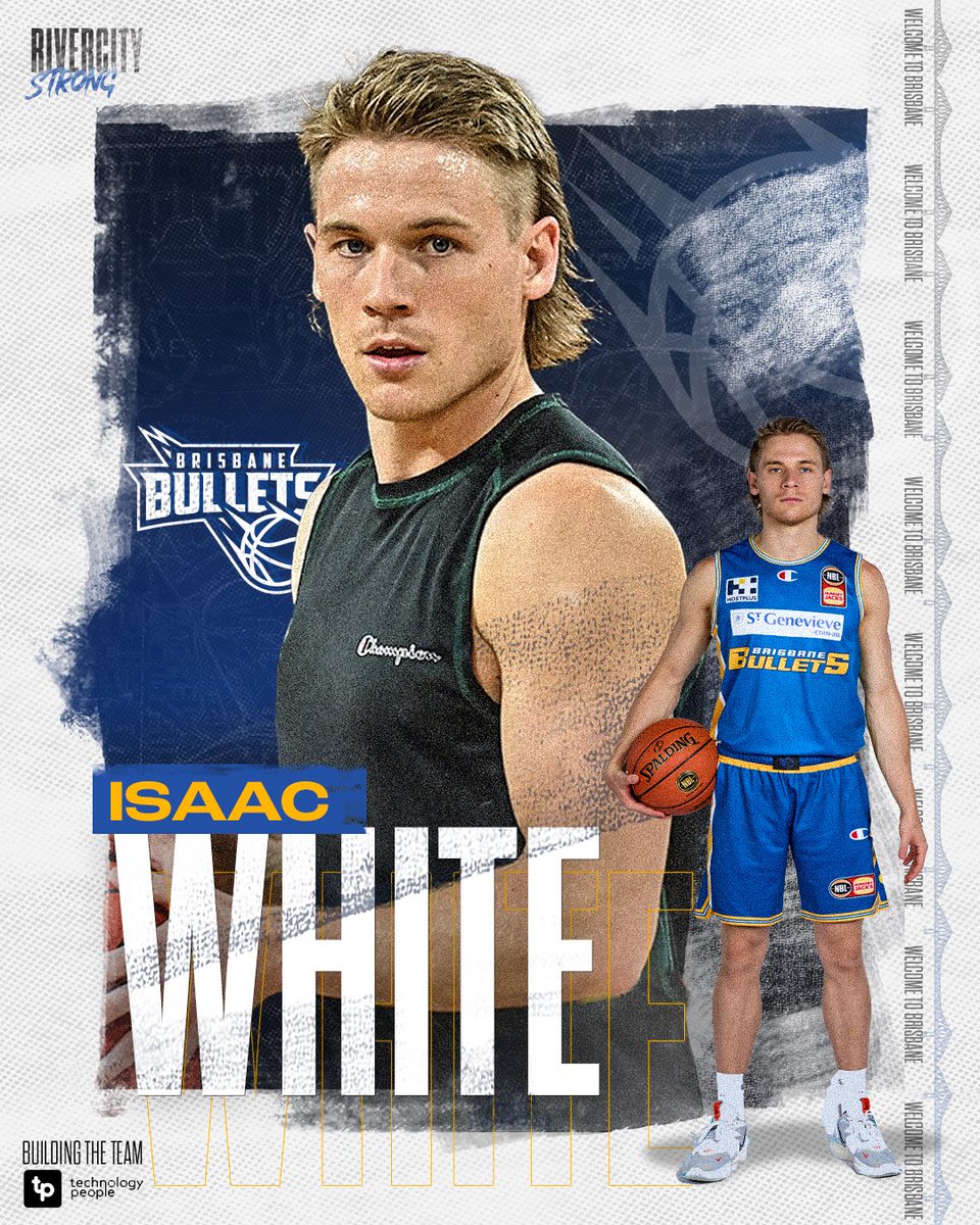Brisbane Bullets (@brisbanebullets) on Twitter photo Welcome to the Bullets, <a href="/isaaclewiswhite/">Isaac White</a> π
Story: brisbanebullets.com.au/news/brisbane-β¦
Weβre building our team for NBL24, build yours with <a href="/tech_people/">TechnologyPeople</a>
#RIVERCITYSTRONG Welcome to the Bullets, <a href="/isaaclewiswhite/">Isaac White</a> π
Story: brisbanebullets.com.au/news/brisbane-β¦
Weβre building our team for NBL24, build yours with <a href="/tech_people/">TechnologyPeople</a>
#RIVERCITYSTRONG