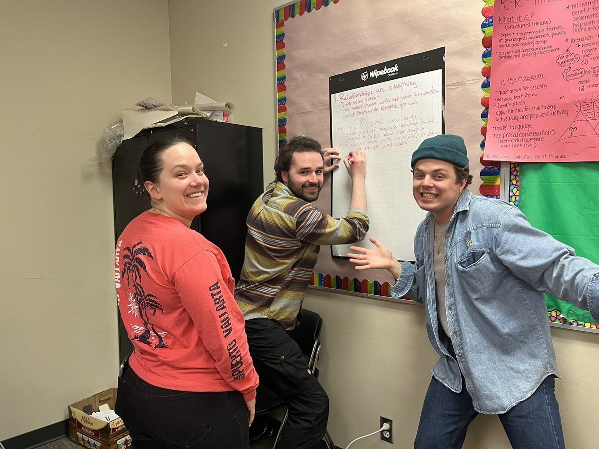 One more week left of Block 2 (of 5) in the BEd Program in Prince George. #unbced