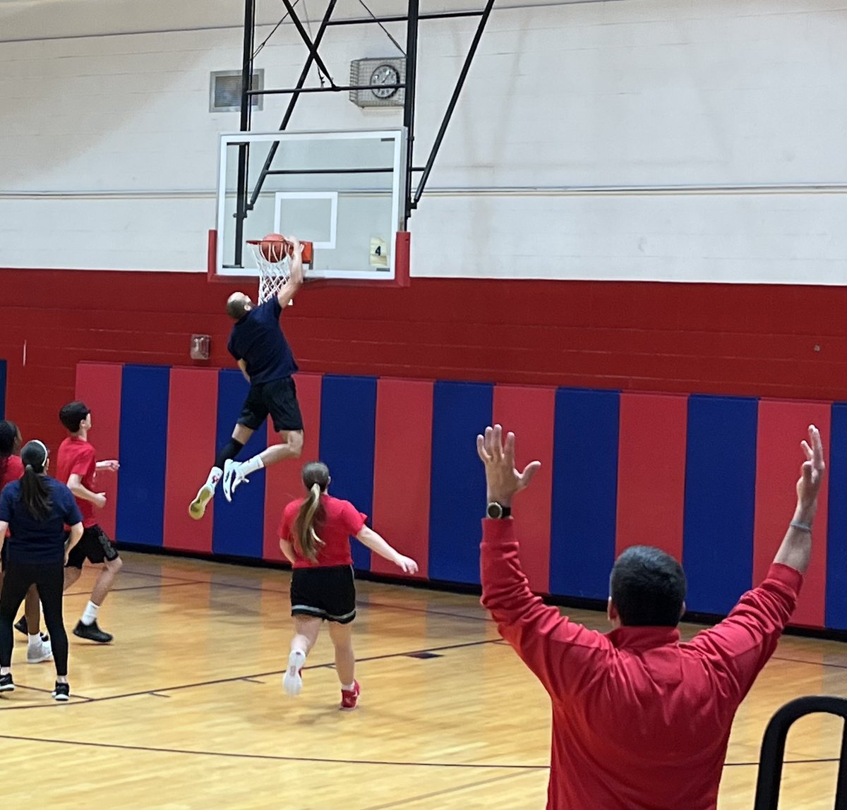 camatotois's tweet photo. What a fun night. It was a close game but the STAFF/OTPD prevailed. Thank you to our PTA for organizing this event and all of our participants that made the night special https://t.co/ZcXm01m54O