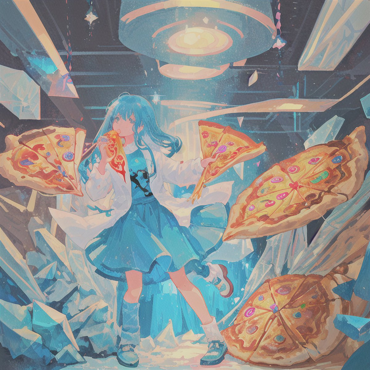 juujuumama's tweet photo. Exploring new AI models on @Generaitiv
Used βcjwbw/pastel-mix V4β to generate βPizza Partyβ π #GAIFood
1/1 listed for 0.01 ETH π https://t.co/6shQMgsAyU https://t.co/00pNnIPgCg
