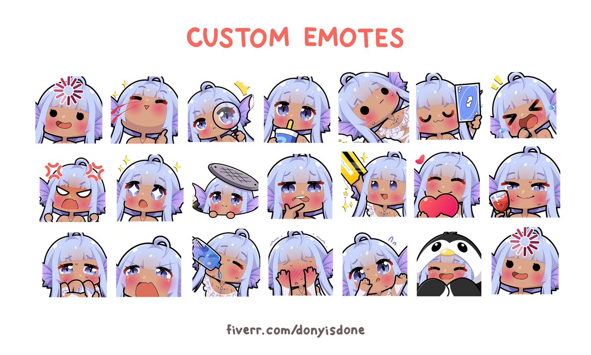donyisdone's tweet photo. Order from @ vtubercypresss
Thank you🤗🖐️

#twitchemotes #TwitchStreamers #opencommissions #commissionsopen #animeemote #commisionsemote https://t.co/EA7KpMlBZU