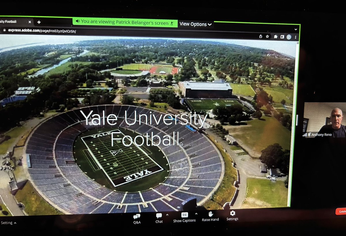 Had a great time learning about @yalefootball tonight. Thank you for the invite @StevenVashel and @CoachRenoYale for leading. I look forward to being on campus this summer! @KohlsKicking @Coach_Gardener @Coach_Radke @UDC_Recruits @HawksMaine @DeepDishFB @MaineSouthAth