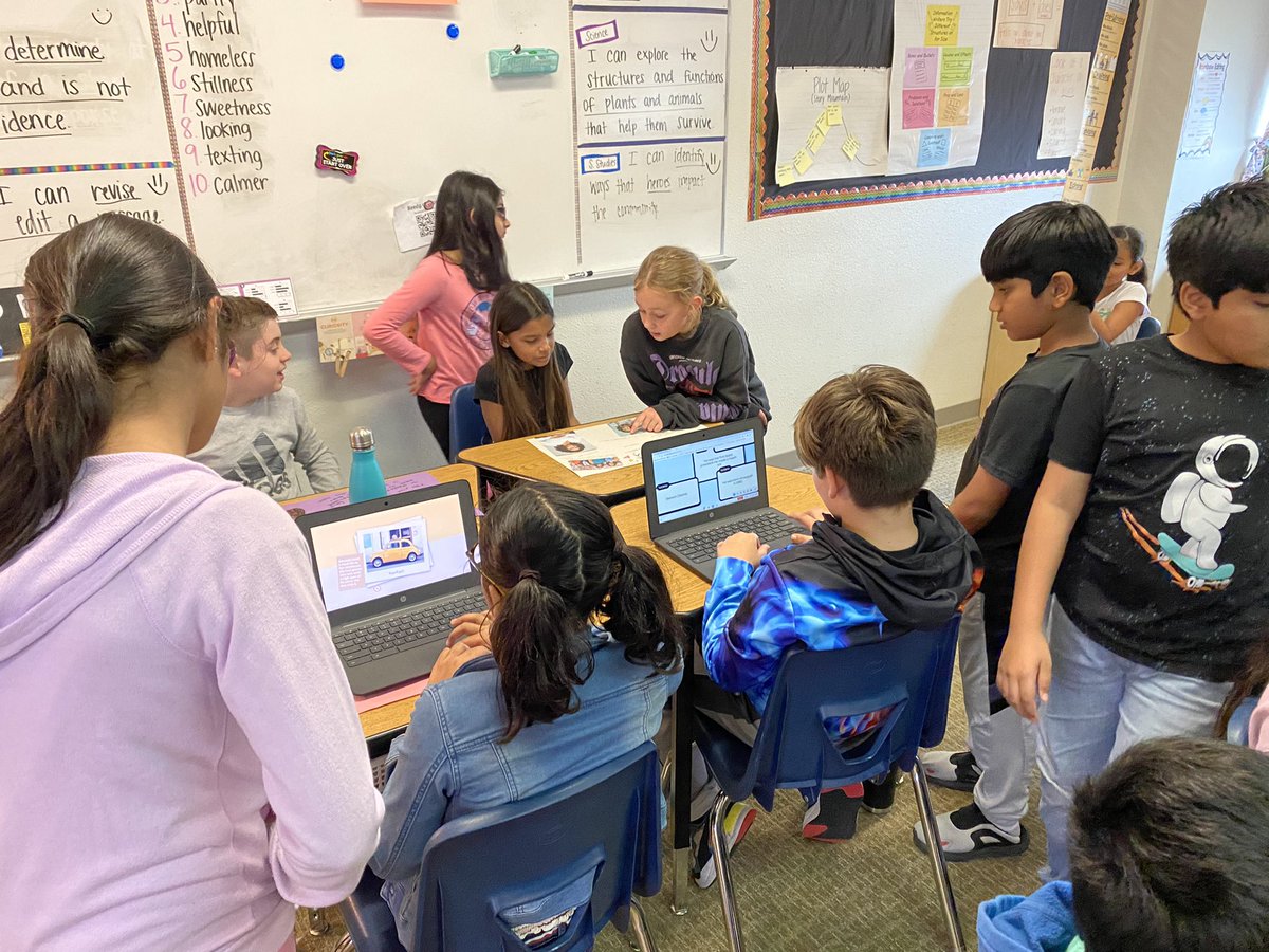 Sharing our impactful people research presentations today with other grade levels! #FISDmadetoshine