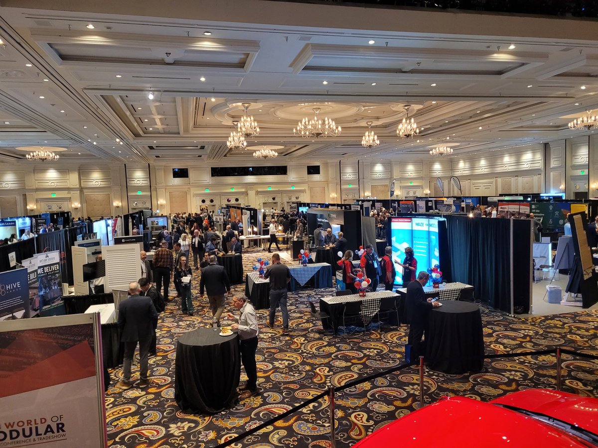 ElevatorModular's tweet image. The Exhibit Floor is Open!!!! #modular #mbi # worldofmodular