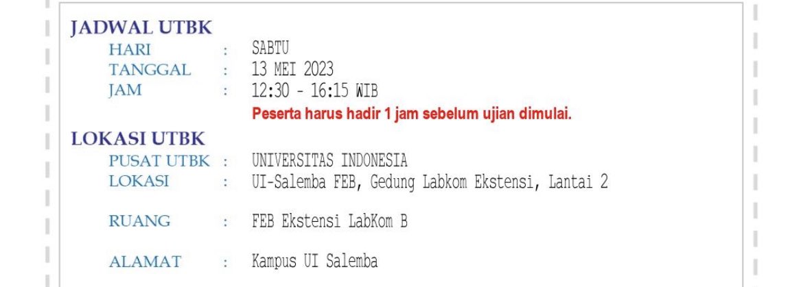14JJHH's tweet photo. haloo yg kls 12 ikut snbt, ada yg sama gakk di ui salemba sesi 2 ??? https://t.co/bokozBixUL