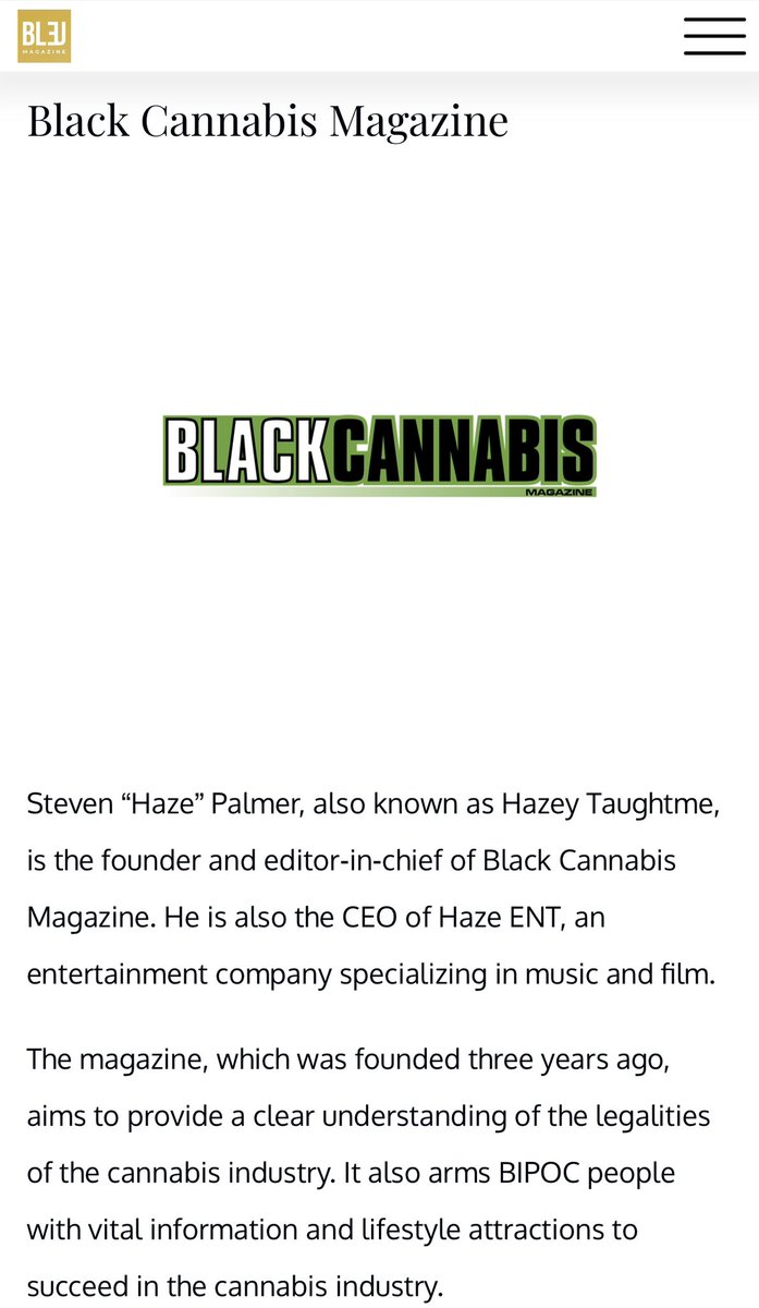 Hazeytaughtme's tweet image. We got featured in @BleuMagazine s/o @DevonIsBleu ❤️ bleumag.com/retail/blacks-…