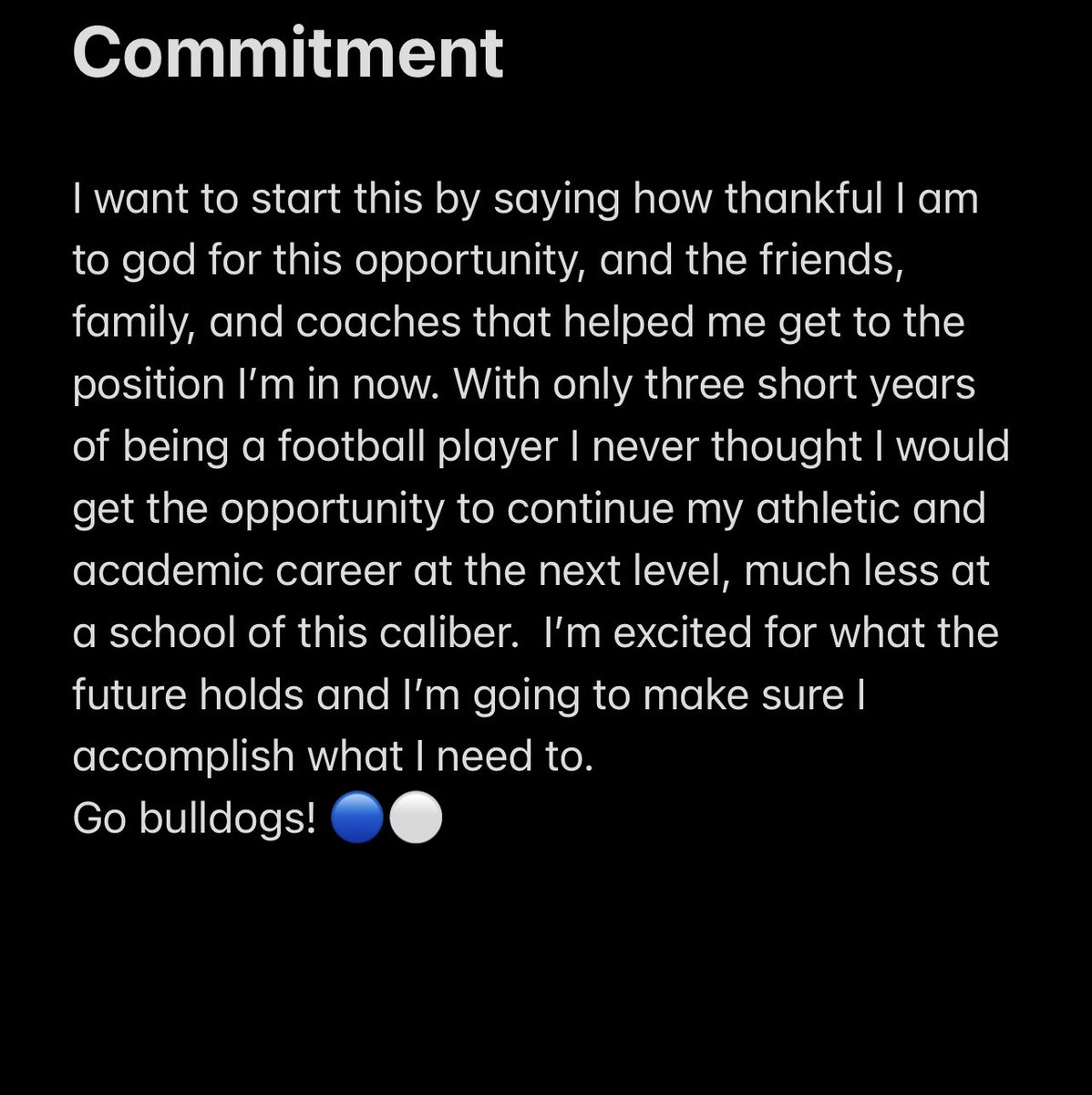 #Committed <a href="/barton_fb/">BartonCollegeFB</a> 💙