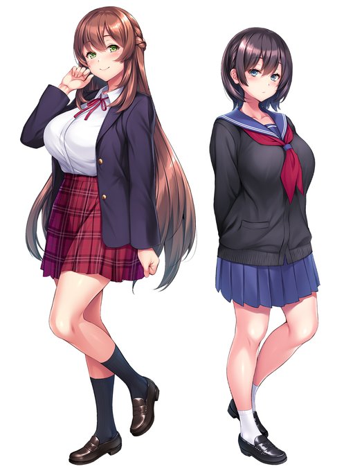 次回作、姉妹和姦企画の立ち絵が完成しました。
現在鋭意制作中。続報をお待ちください。 